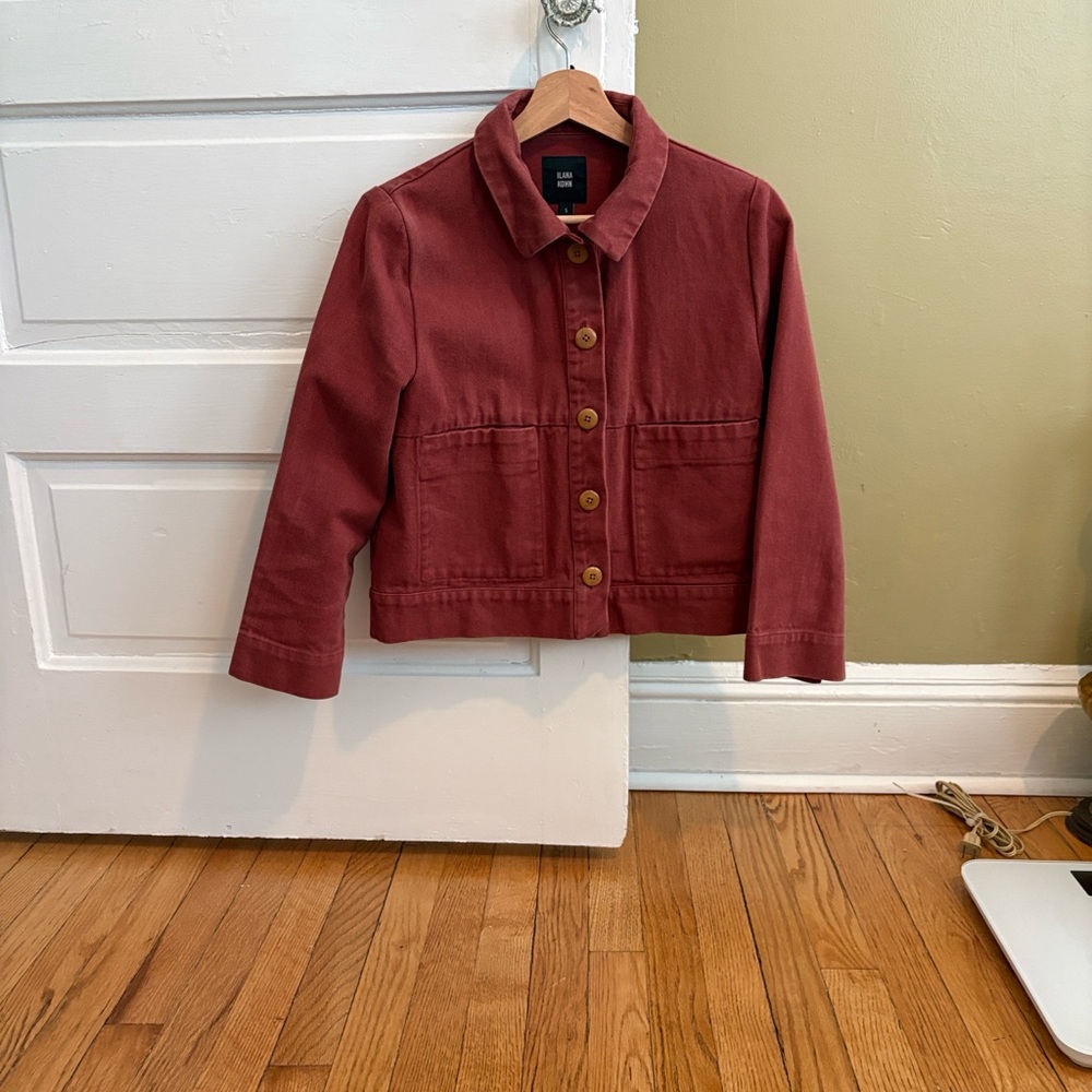 Ilana Kohn - Tabby Cropped Jacket Rosewood Small